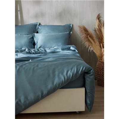 Пододеяльник SL Home Tencel 180*220 см , цв. серо-голубой