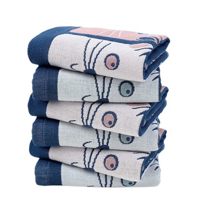 Gauze towel, children's cute scarf, wholesale