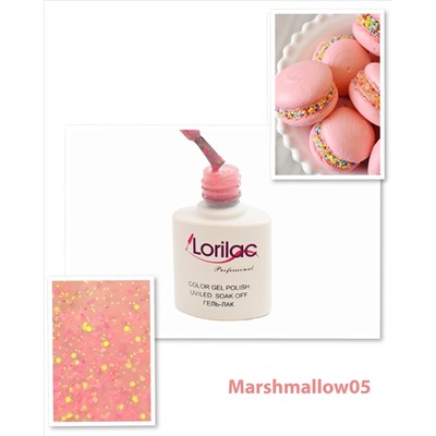 Гель лак Lorilac серия Marshmallow № 05 10 ml