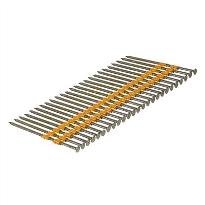 Гвозди для пнев. нейлера (крашен.) длина - 90 мм, диам. - 3,05 мм, 2000 шт. Denzel