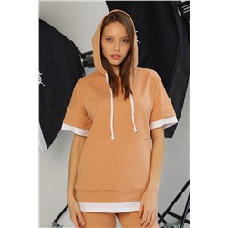 Джемпер женский 21-087L3-12 карамель