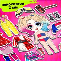 Магнитная игра «Маленькая злодейка», 51 элемент