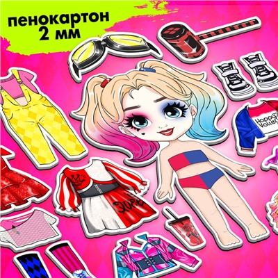 Магнитная игра «Маленькая злодейка», 51 элемент