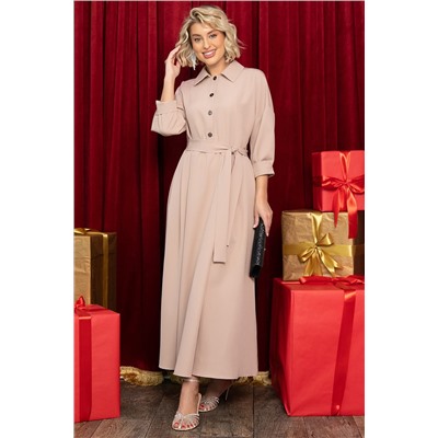 Платье Вечерняя симфония (бежевое) П14597-30М