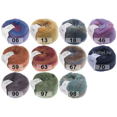Пряжа Lang Yarns Mohair Luxe Color