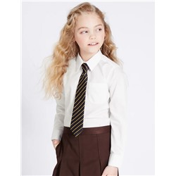 2pk Girls' Slim Fit Non-Iron School Blouses (2-16 Yrs)