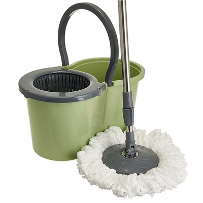 Комплект для уборки SPIN MOP (оливковый) 37995