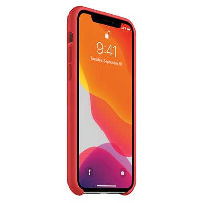 Силиконовый чехол для iPhone 11 Pro красный