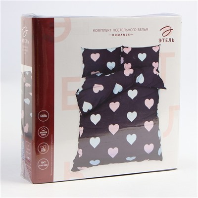 Постельное бельё Этель евро Romance, 200х217см, 220х240см, 70х70см-2 шт, бязь, 125 г/м2