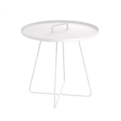 Столик журнальный SHT-CT42
                        белый муар