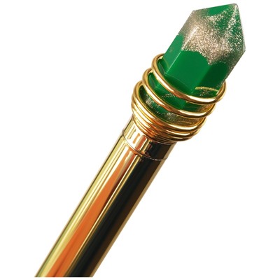 Ручка шариковая автоматическая MESHU "Gloss crystal" синяя, 1,0мм