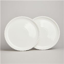 НАБОР ТАРЕЛОК ОБЕДЕННЫХ LEFARD "PEARL" 2 ШТ. 25,5*2 СМ (КОР=12НАБ.)