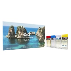 Подарочный набор Dolce & Gabbana Light Blue 4х30 ml