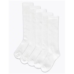 5pk of Knee High Pelerine Socks