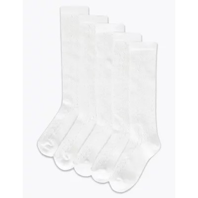5pk of Knee High Pelerine Socks