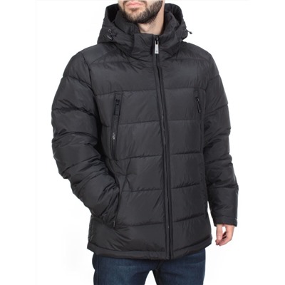 4707 BLACK Куртка мужская зимняя ROMADA (200 гр. холлофайбер)