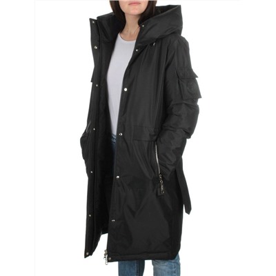 EAC293 BLACK Куртка зимняя женская (200 гр. холлофайбера)