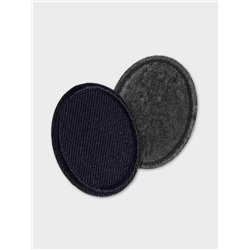 Заплатка для одежды термоклеевая (тёмно-синяя)