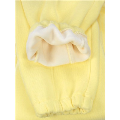 08 YELLOW Брюки спортивные женские на флисе (100% хлопок) 7986