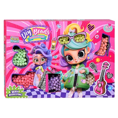 Набор создание украшений "Цветные бусины-2" в коробке