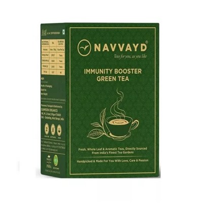 Зеленый чай для укрепления иммунитета (100 г), Immunity Booster Green Tea, произв. Navvayd