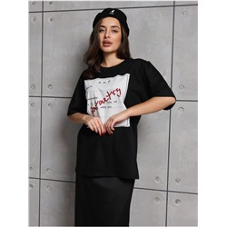 Футболка "Соф" Черный женская