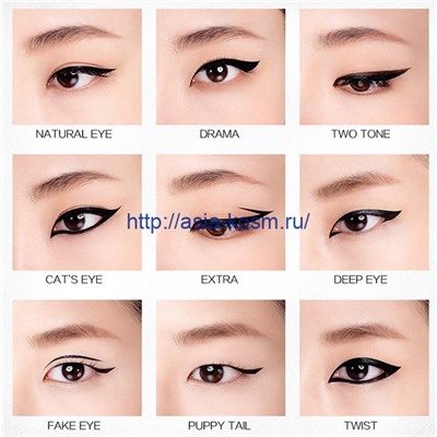 Водостойкая подводка-фломастер для глаз Images –цвет черный (6512)