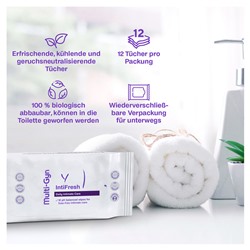 Multi-gyn Intifresh Tucher Мульти-гин Интифреш Салфетки для интимной гигиены, 12 шт.