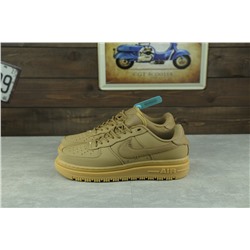 Nike Air Force 1 Low из натуральной прочной кожи