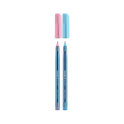 Ручка шариковая Schneider "Tops 505 F Bubble Gum" синяя, 0,8мм, прозрачный корпус