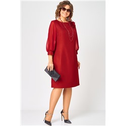 Платье EVA GRANT 7310D красный