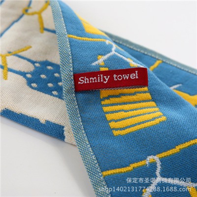 Creative gauze children's towel for kindergarten, wholesale
