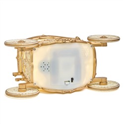 МУЗЫКАЛЬНАЯ СТАТУЭТКА "КАРЕТКА" С LED-ПОДСВЕТКОЙ 26Х11,5Х21,5 СМ