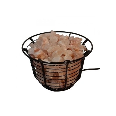 SLL-12065-Б Солевая лампа Wonder Life (металлическая корзина с камнями)