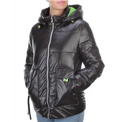 8263 BLACK Куртка демисезонная женская BAOFANI (100 гр. синтепон)