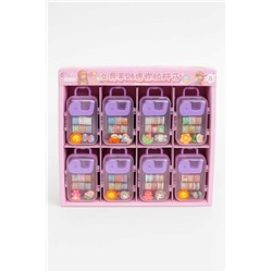 Канцелярский набор DIY в шкатулке "Suitcase", purple, шоу-бокс 16 шт.