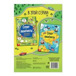 Книга «Суперлабиринты. Секретные тропинки», формат А4, 16 стр.