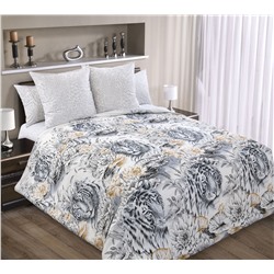 Ткань перкаль Премьер / Белый тигр 1 (основа)