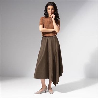 Юбка из мягкой экозамши, Грация рассвета