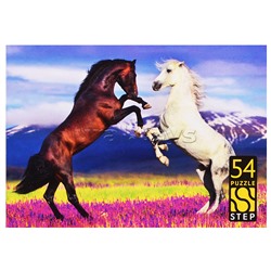 Пазлы 54 "Лошади. Символ года"