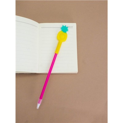 Ручка-прикол гелевая POP IT "Ананасик"