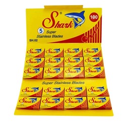 Лезвия для бритья классические двусторонние Lord Super Stainless Shark 5шт.(20X5шт. =100 лезвий) на карте