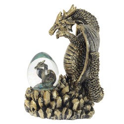 Фигурка декоративная в стекл.шаре "Дракон", D 7 см, L15,5 W16 H22 см