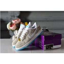 Премиальные Nike Dunk Low SE Barber из прочной замши