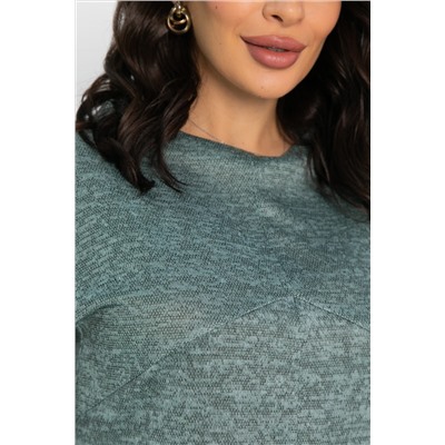 Платье трикотажное Ветта (зеленое) П14599-10М