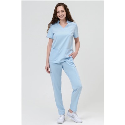 Брюки медицинские женские 1-01-05-0 / Silva Синий туман