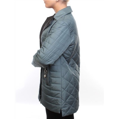 BM10301 GRAY/TURQUOISE Куртка демисезонная женская (50 гр. синтепон)
