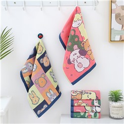 Gauze cartoon children's sweat towel, wholesale