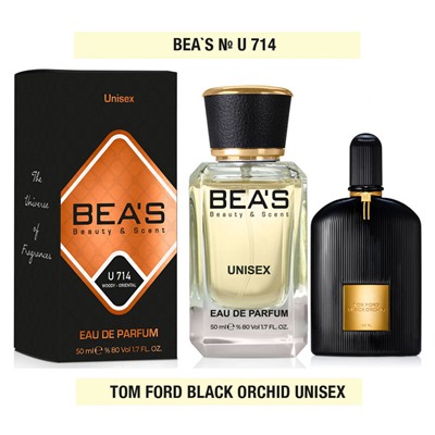 Beas U714 Tom Ford Black Orchid edp 50 ml, Парфюм унисекс Beas U714 создан по мотивам аромата Tom Ford Black Orchid