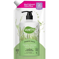 Мыло жидкое Sanfito Energy Сила луговых трав ДОЙ-ПАК 1 л